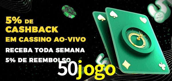 Promoções do cassino ao Vivo 50jogo